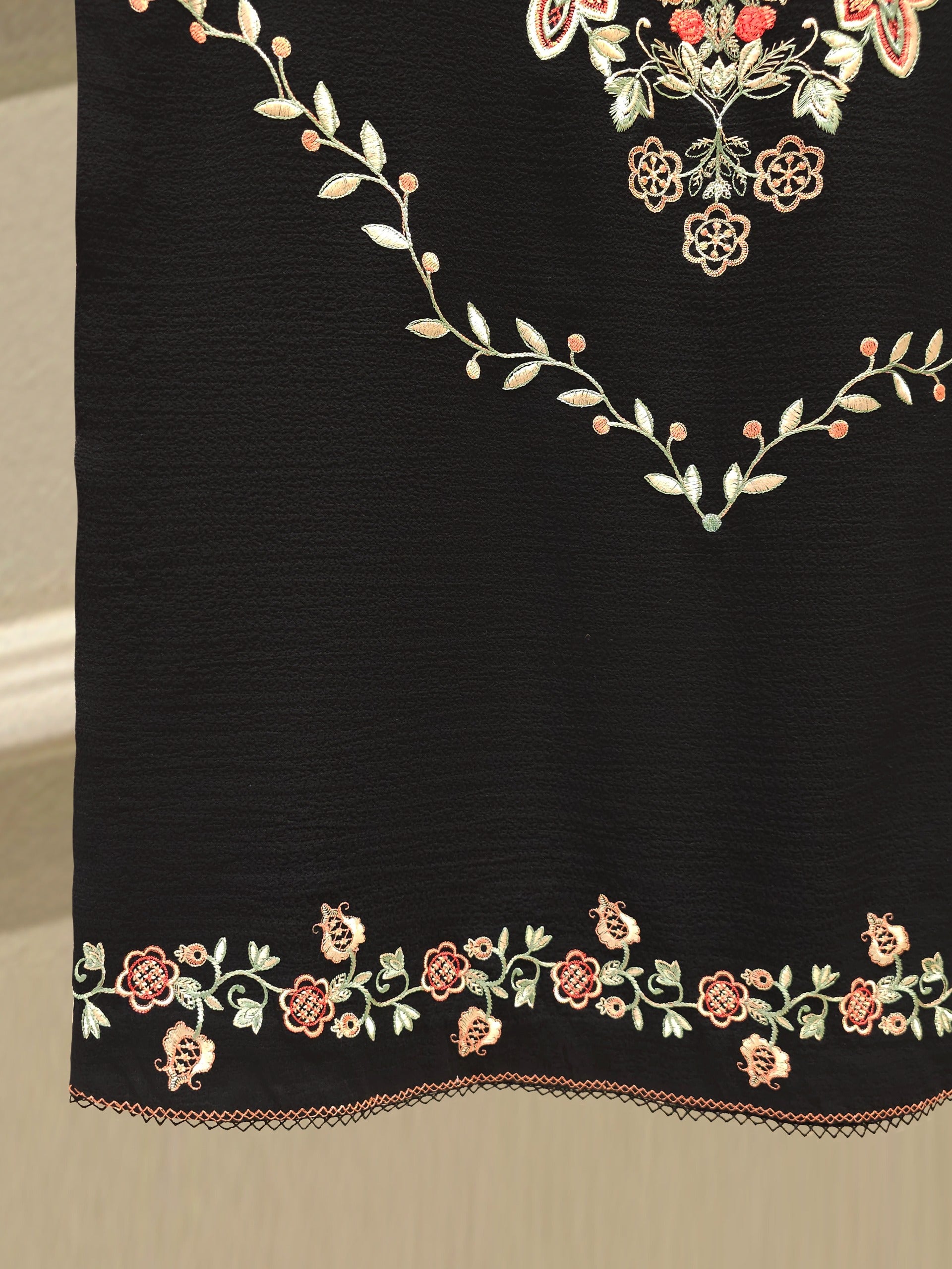 Embroidered Georgette Shirt WS00213