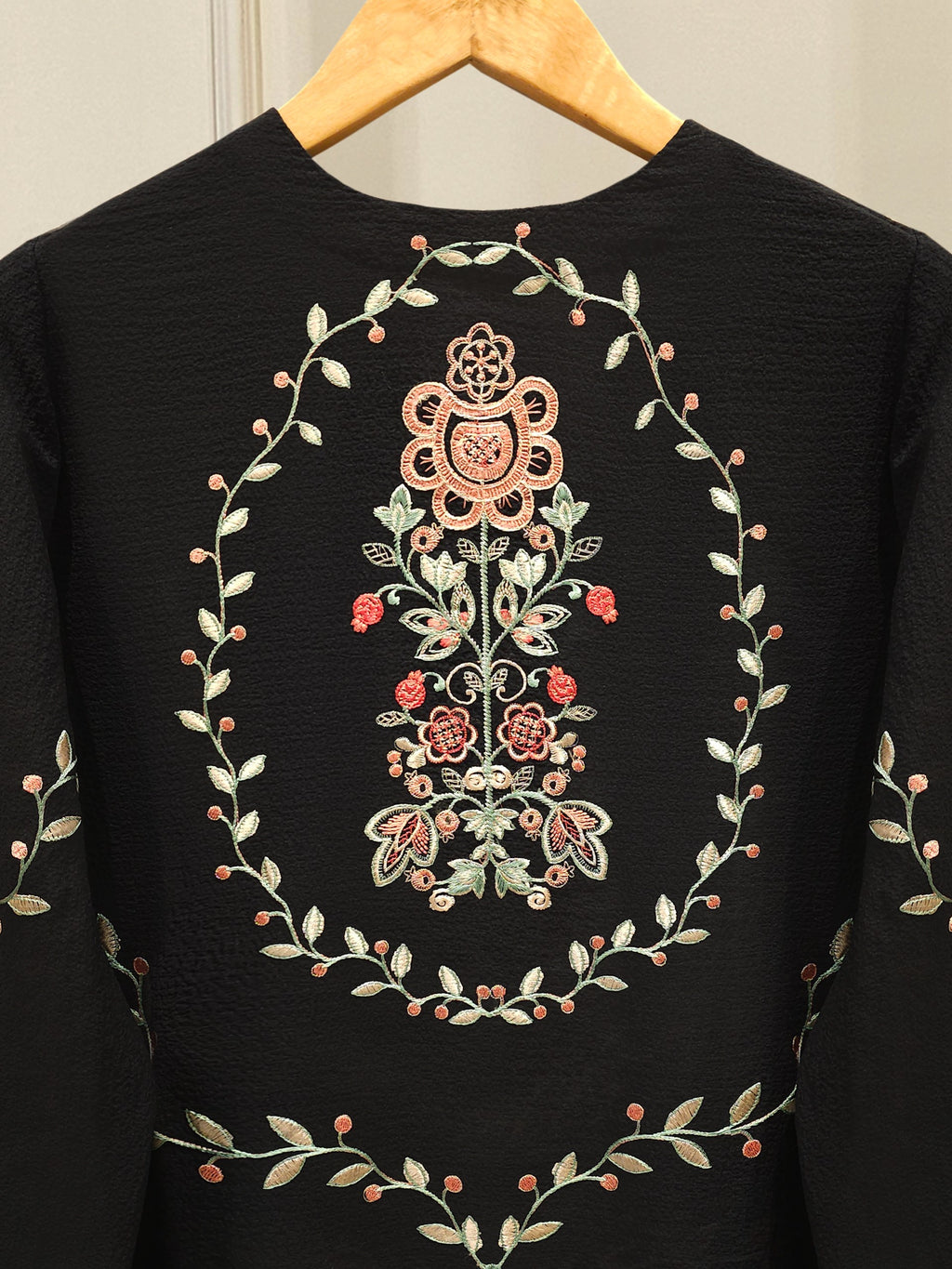 Embroidered Georgette Shirt WS00213