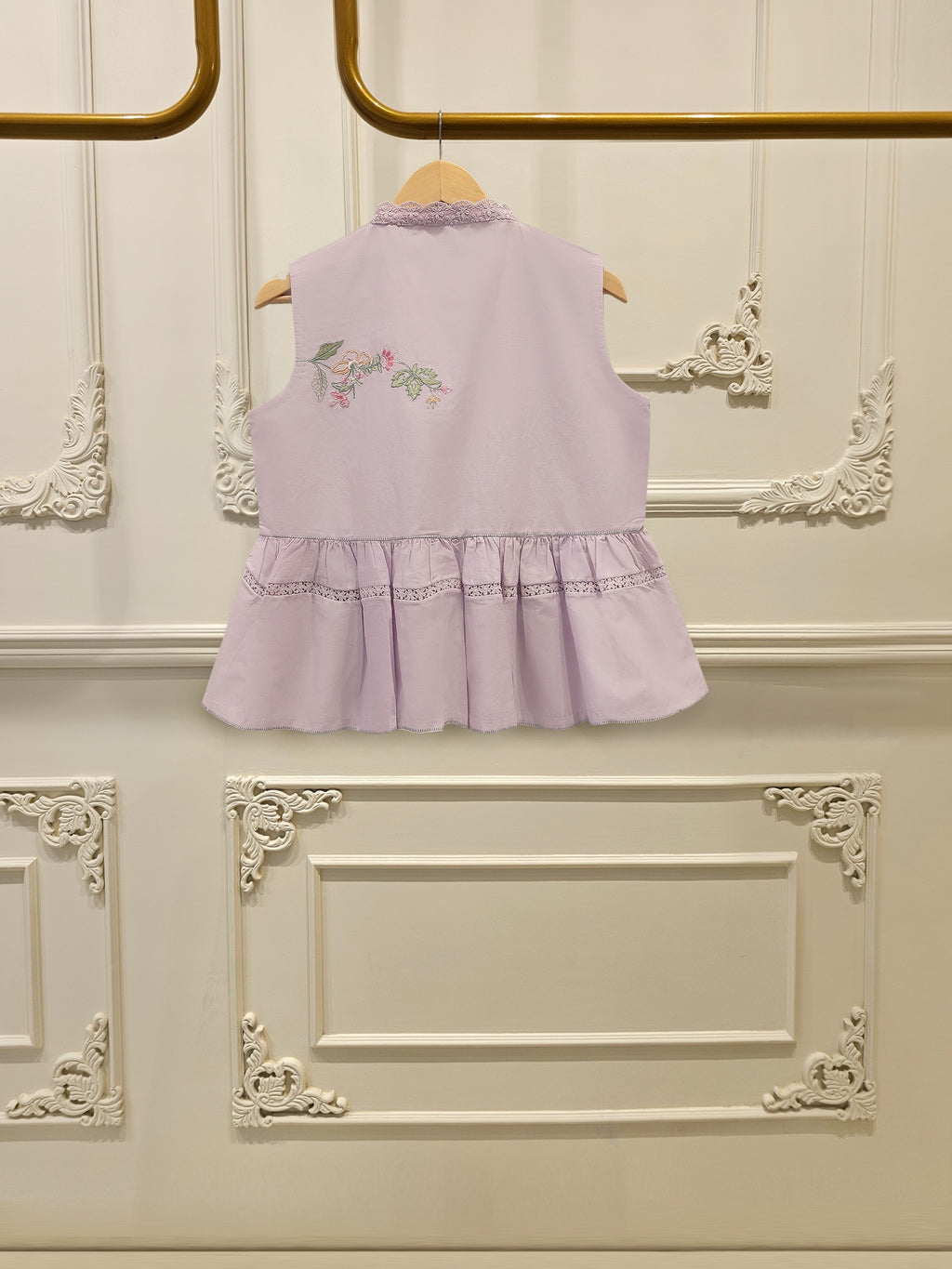 Embroidered Cambric Shirt WS00197