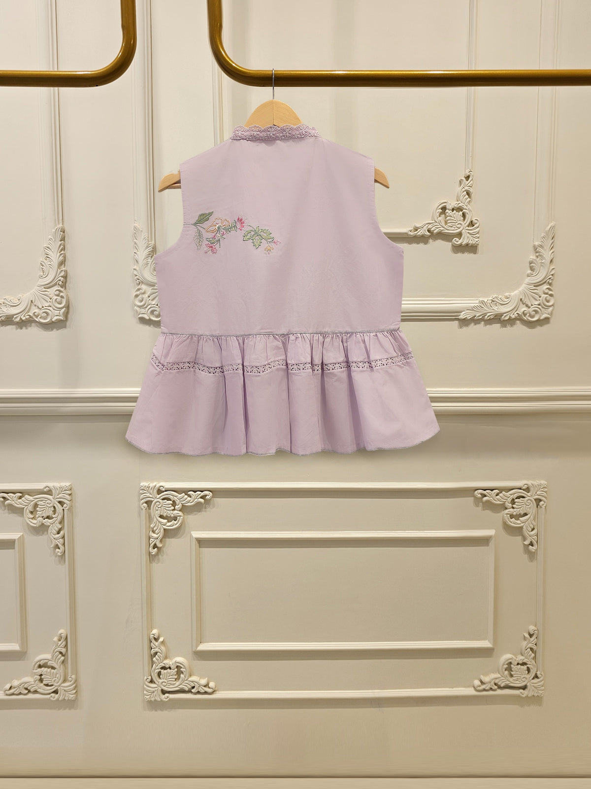 Embroidered Cambric Shirt WS00197