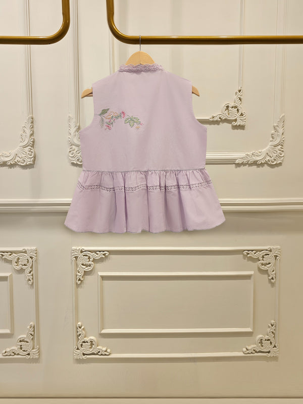 Embroidered Cambric Shirt WS00197