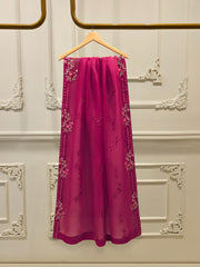 3 Piece- Pure Khaddi Silk Embroidered Suit S112921