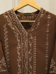 2 Piece - Embroidered  Khaddar Suit S112920