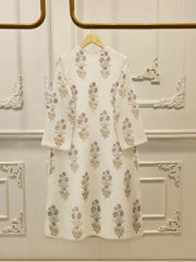 3 Piece - Hand Block Printed Kora Cotton Suit  S112922