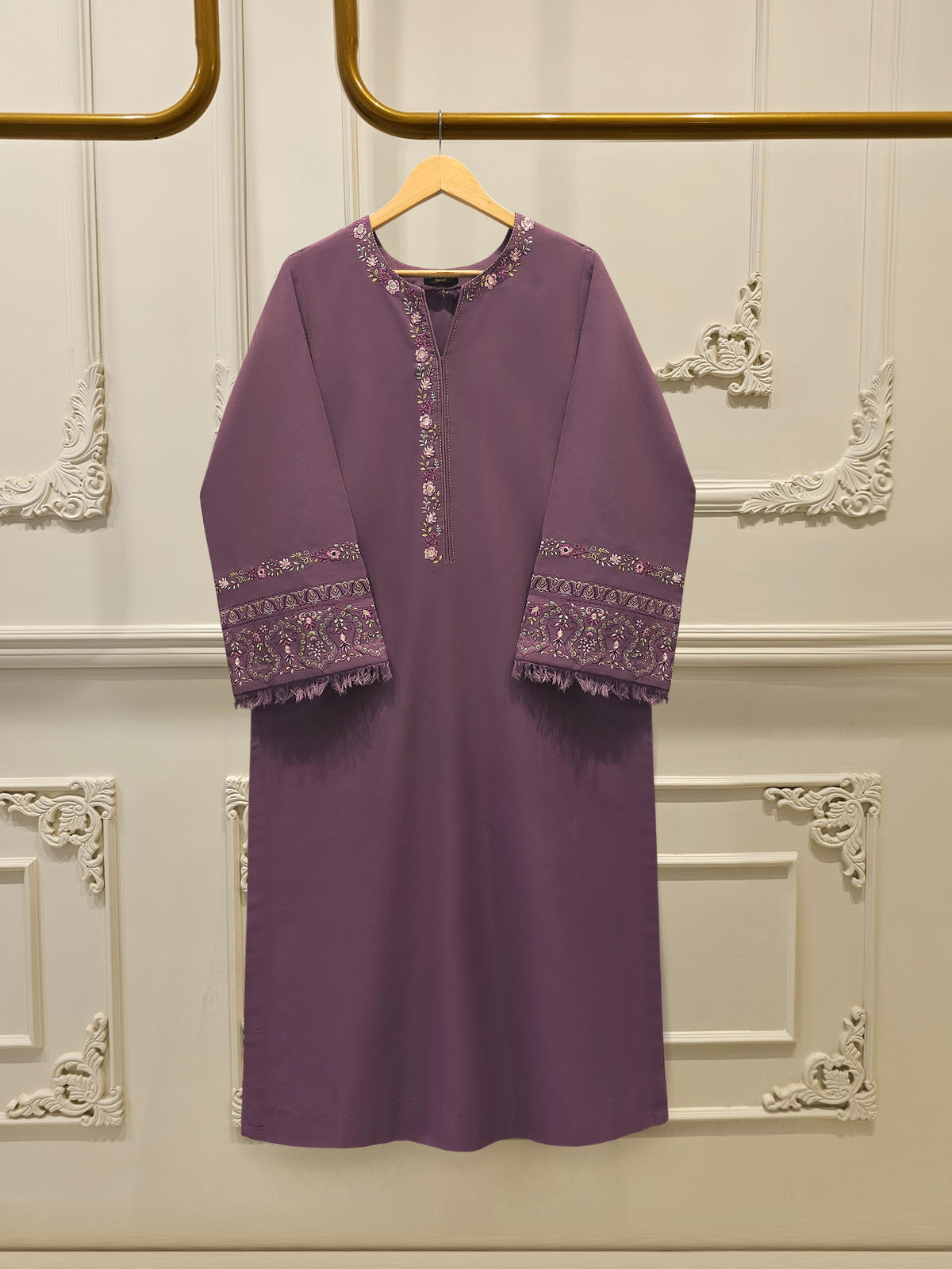 2 Piece - Embroidered  Khaddar Suit S112930