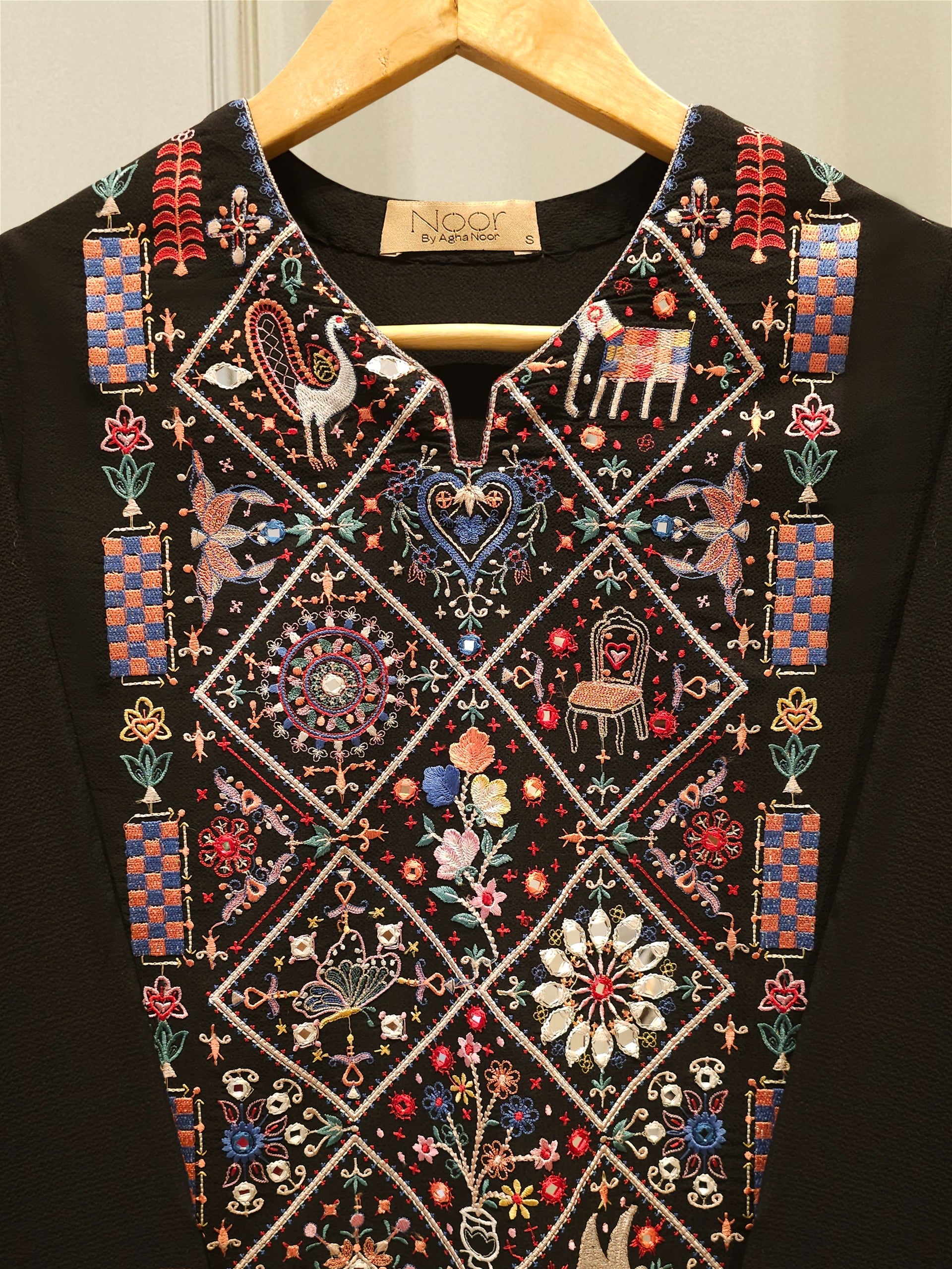 Embroidered Georgette Shirt WS00215 Secondary image