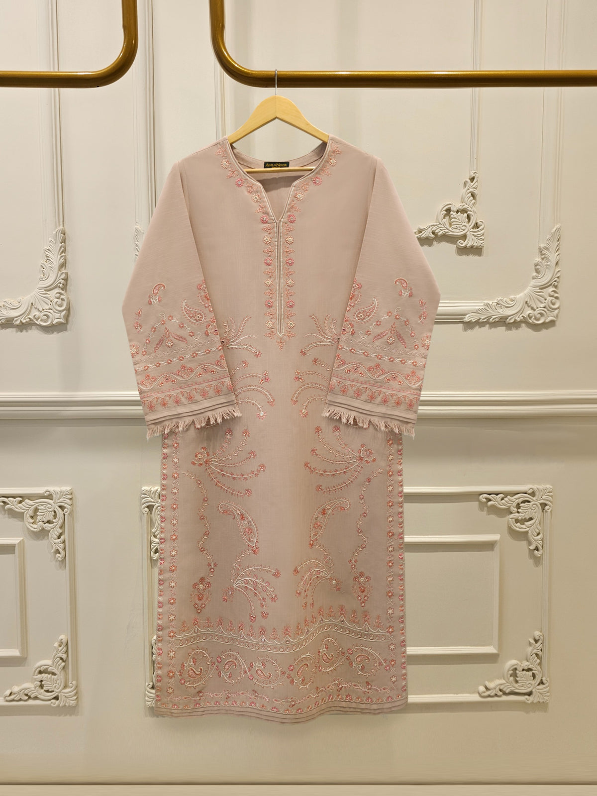 2 Piece - Embroidered  Khaddar Suit S112941