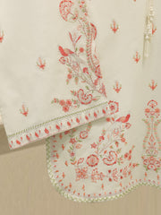 2 Piece - Embroidered Cambric Suit  S112938