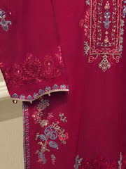 2 Piece - Embroidered Kora Cotton Suit  S112947