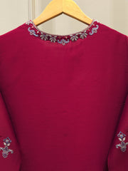 2 Piece - Embroidered Kora Cotton Suit  S112947