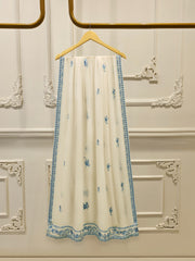 3 Piece - Pure Chiffon Embroidered Suit S112952