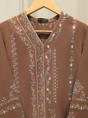 2 Piece - Embroidered  Khaddar Suit S112960