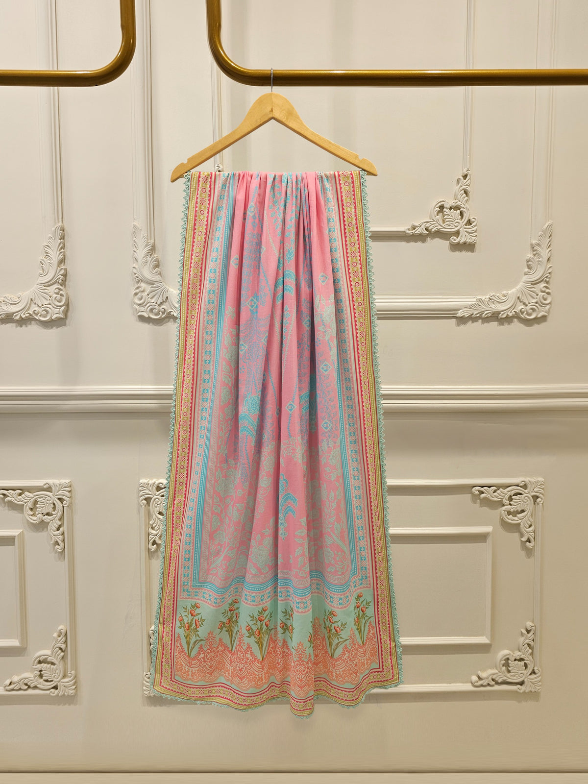 3 Piece - Digital Printed Embroidered Cambric Suit S112966
