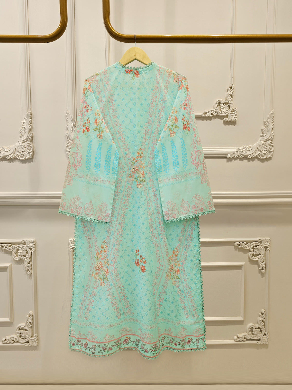 3 Piece - Digital Printed Embroidered Cambric Suit S112966
