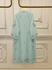 3 Piece - Pure Embroidered Cotton Net Suit S112965