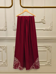 3 Piece - Pure Embroidered Cotton Net Suit S112982