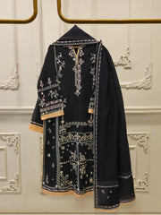 3 Piece - Embroidered Kora Cotton Suit  S113004