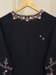 3 Piece - Embroidered Kora Cotton Suit  S113004