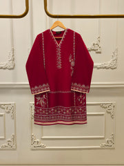 2 Piece - Embroidered Cambric Suit  S113068