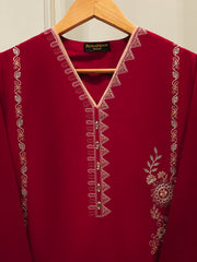 2 Piece - Embroidered Cambric Suit  S113068