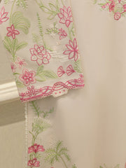 3 Piece - Embroidered Cambric Suit  S113083