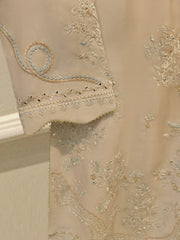 3 Piece - Pure Khaddi Silk Embroidered Suit S113082