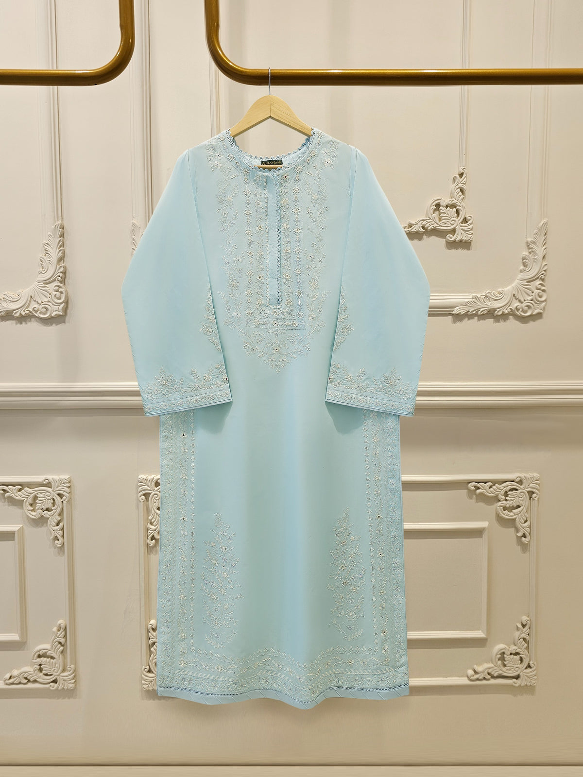 2 Piece - Embroidered Cambric Suit  S113111