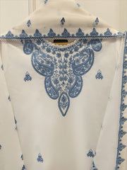 3 Piece - Embroidered Cambric Suit  S113108