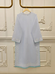 2 Piece - Embroidered Cambric Suit  S113055