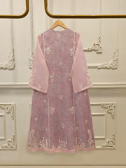3 Piece - Pure Organza Embroidered Suit S113120