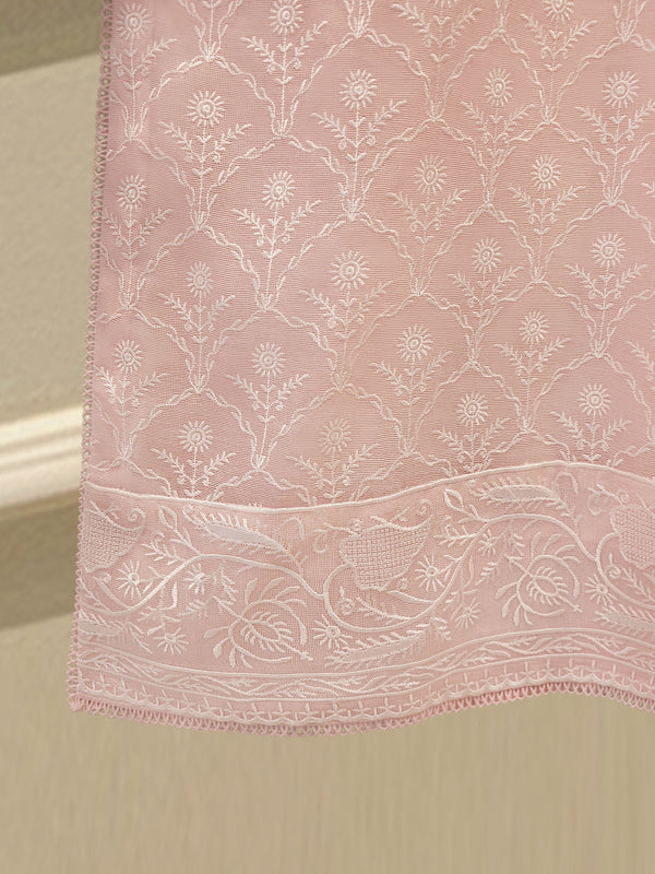 3 Piece - Pure Embroidered Cotton Net Suit S113118