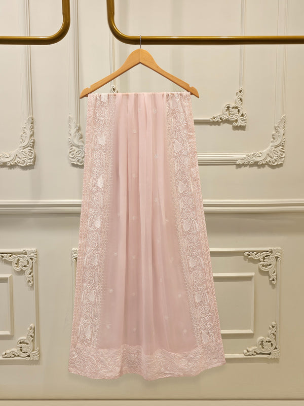 3 Piece - Pure Embroidered Cotton Net Suit S113118