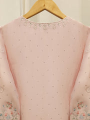3 Piece- Pure Sheesha Silk Embroidered Suit S113285