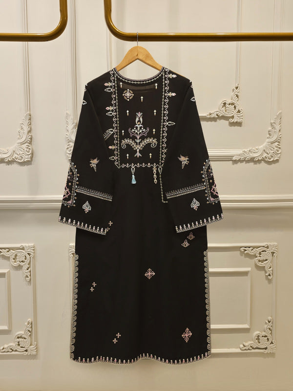 2 Piece - Embroidered Linen Suit WS00246