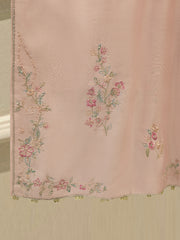 3 Piece- Pure Sheesha Silk Embroidered Suit S113387