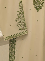 3 Piece - Embroidered  Cambric Suit S113392