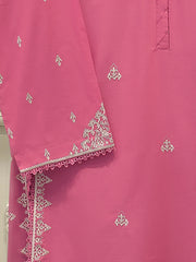 3 Piece - Pure Embroidered  Cambric Suit S113417