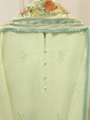 3 Piece - Embroidered Cambric Suit S113490