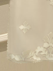 3 Piece - Pure Organza Embroidered Suit S113571