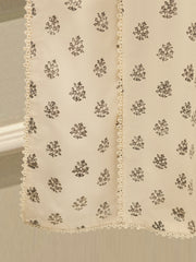 3 Piece - Hand Block Printed Kora Cotton Suit  S113596