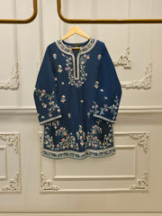 2 Piece- Pure Sheesha Silk Embroidered Suit S113569