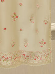 Pure Embroidered Sheesha Silk Shirt S113593