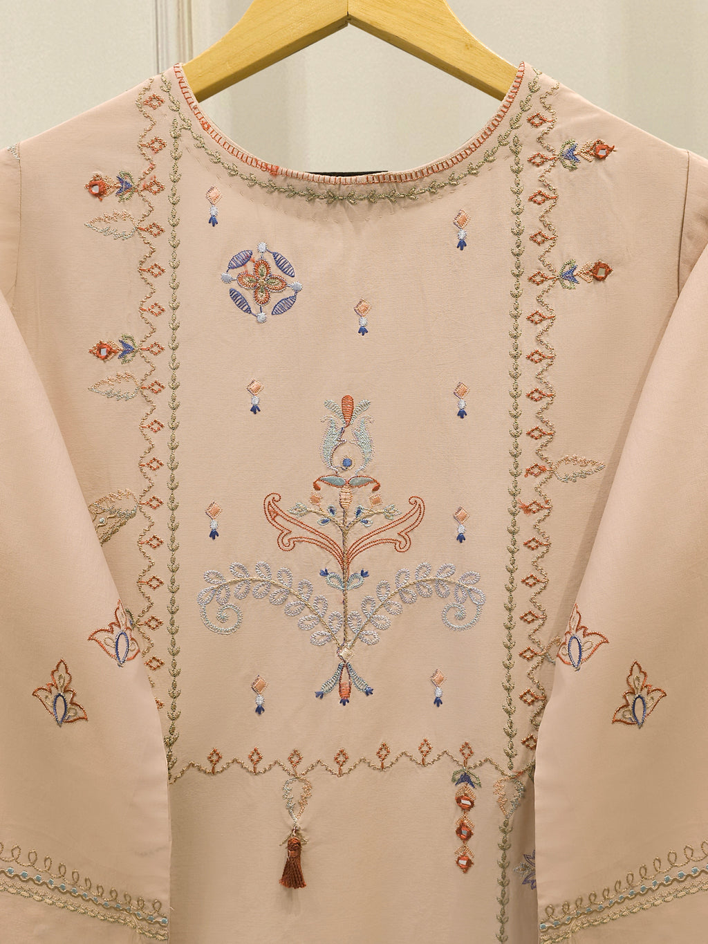 2 Piece - Embroidered Cambric Suit WS00265