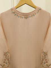 2 Piece- Pure Sheesha Silk Embroidered Suit S113620