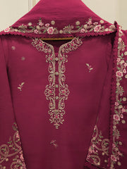 2 Piece - Embroidered Kora Cotton Suit  S113719