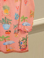 2 Piece - Digital Printed Cambric Suit WS00289