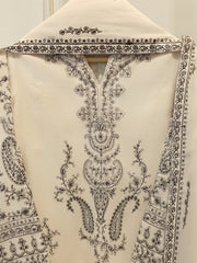 2 Piece - Embroidered Kora Cotton Suit  S114090