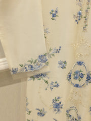 Pure Embroidered Sheesha Silk Shirt S114103