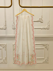 3 Piece - Pure Embroidered Cotton Net Suit S114104