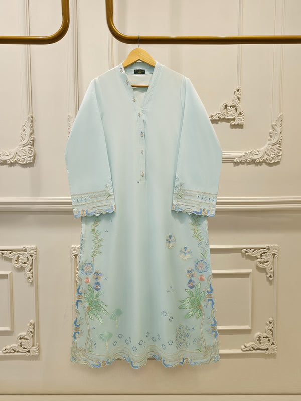 2 Piece - Embroidered Cambric Suit S114160